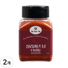 더테이스트랩 칠리 파우더 시즈닝, 2개, 80g