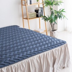 한일의료기 라돈안심 분리난방 전기장판 세탁가능한 6중안전 향균 전기요, 차콜(헤링본), 2인용(150 x 200 cm)