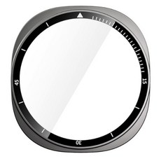 오르몽트 갤럭시워치8 PC강화유리 풀커버 베젤 올인원 40mm 44mm 호환 보호커버 보호케이스 초경량, 티타늄그레이