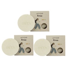 어쓰쓰 매끄러운 모발 무실리콘 향기좋은 저자극 린스바, 3개, 85g