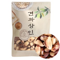 [견과상인]브라질너트 완태 1kg 페루산 셀레늄 브라질넛 미디움, 2개