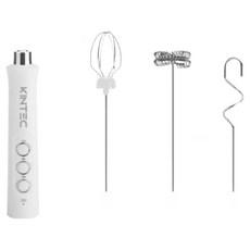 미니 전동 우유거품기 자동휘핑기 핸드블랜더 머랭치기 기계, 무선 충전식 핸드블렌더(화이트)