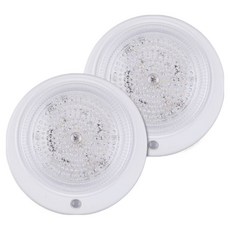 LED 센서등 LED등 조명 전구 현관등 베란다등 계단등 욕실등 화장실등 고효율 국내산 LED칩 장착, 주광색(흰색빛), 2개
