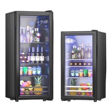 이지쿨링 미니 쇼케이스 냉장고 업소용 술냉장고 소주 맥주 가정용 술장고 음료수, 122L중형(led블루라이트)