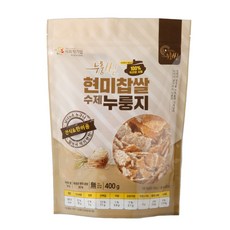 현미찹쌀 수제 누룽지, 400g, 5개