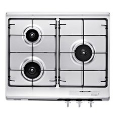 [하츠] 가스렌지 3구 600용 HGR-3050SDBH (타공사이즈: 560*480) 빌트인 가스쿡탑 매립 스텐, LNG, 비연동