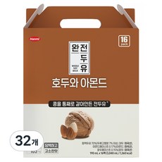 한미 완전두유 호두와 아몬드, 190ml, 32개
