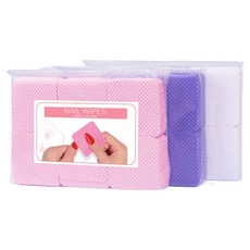 [제이와니] 먼지 없는 젤네일 네일솜 젤와이퍼, 1세트, 핑크