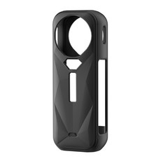 Insta360 X5 전용 실리콘 커버 바디 보호 케이스, 블랙, 1개, AC-X078