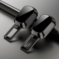 필레이프 프리미엄 안전벨트 연장 클립 2개 전차종 호환, 블랙