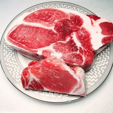 [행복미트] 돼지 앞다리살 돈 전지 보쌈 제육볶음 찌개용 Pork Shoulder 2kg [당일발송], 2개, 1kg