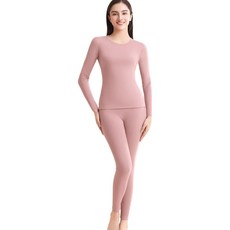 Nuransro 여성 고탄력 털을 넣다히트터치 기모 발열내의 세트2P