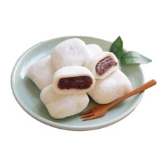 쫄깃하고 달콤한 옛날 찹쌀떡 수제 전통떡 부드러운 간식, 60개, 60g