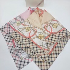 국내백화점정품/닥스 스카프 미니면 쁘띠손수건 선물포장 쇼핑백포함