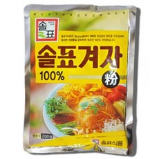 솔표 겨자분 200g 강겨자가루 겨자파우더 겨자분말 겨자가루, 10개