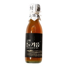 저온압착 금빛 들기름 고소한 통들깨, 3개, 350ml
