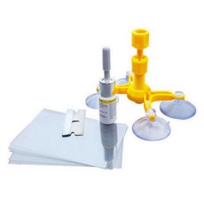 미라클다인 돌빵 차량 자동차 유리복원제 기스 흠집 용접 금간 깨진 보수파손 차량용 차앞유리복원 접착 UV경화, 유리강력접착제, 2g, 1개