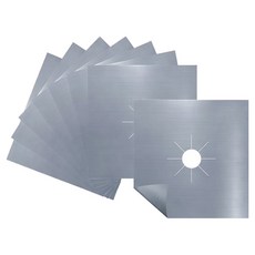 huray 가스레인지 매트 오염 방지 커버 은색, 3개