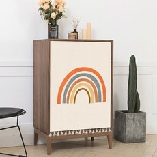 GLOWFY 벨크로 책장 수납장 가리개 선반 가림막 서랍 가리개 커튼