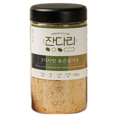 Jandari 村莊三種口味炒豆粉, 220g, 6個