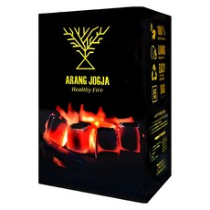 1급 코코넛숯 ARANG JOGJA 시샤숯 후카숯 shisha charcoal hookah charcoal 시샤후카숯 바베큐숯 구이용1급숯 1급바베큐숯 큐브숯 야자숯, 1kg, 1개