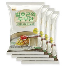 100g당 14.5kcal 빼빼곤약 발효곤약두부면 200g x 5팩, 5개