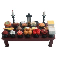 납골당꾸미기 봉안당 고급1인 큰상 음식21종류구성 산수병풍세트포함, 1세트