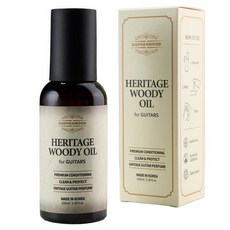 고퍼우드 헤리티지 우디오일 100ml 기타 보습 광택 관리용품 오랜시간 유지 / 세정+광택+보습을 한번에, 1개