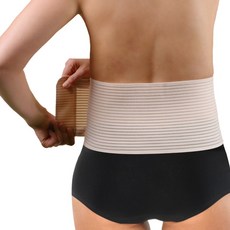 독일 얇은 허리보호대 좁은폭 슬림 일상용 허리 복대 산후 초경량 100g, 1개