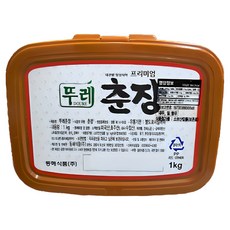 뚜레 춘장 1kg 가정용춘장 원터치춘장 짜장소스 생춘장, 1개