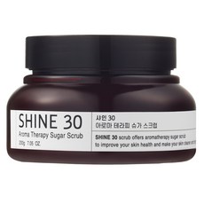 샤인30 아로마 테라피 슈가 스크럽 (SHINE30 Aroma Therapy Sugar Scrub), 4개, 200g