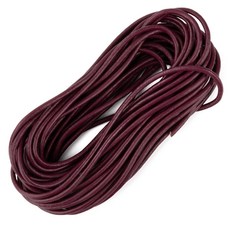 둥근 가죽끈 2mm 5M 17종 모음, 딥로즈