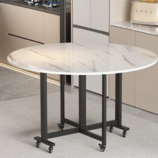 Zoomland 접이식테이블 다기능 접이식식탁 확장형식탁 식탁 원목식탁 수납이 간편하고 접이식식탁, 하얀색