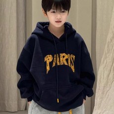 겨울 주니어아동 파리스오버핏기모후드티