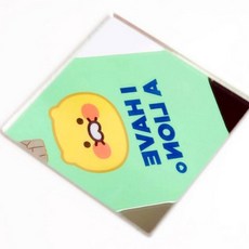 (2P) 데이엑스 폰꾸 핸드폰거울 붙이는거울 아크릴거울, 1개, 고양이