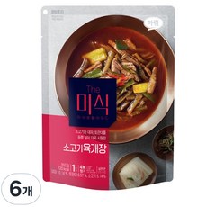 The미식 소고기 육개장, 350g, 6개