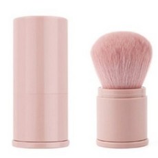 원앤모어 휴대용 메이크업 블러셔 브러쉬, 1개, 로즈핑크