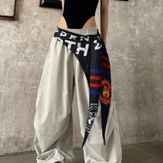 디블리 댄스 허리 플래그 스카프 벨트 빅사이즈 힙합 케이프 허리스카프