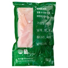 국내산 닭가슴살 냉장, 1kg, 10개