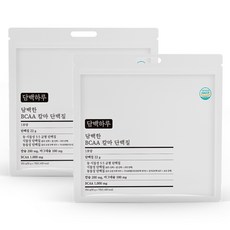 담백하루 담백한 BCAA 칼마 단백질 22g 7포(1주분) 식물성/동물성 단백질 분리유청단백 칼슘마그네슘, 2세트, 350g