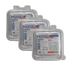 모하 알콜 스왑 병원용 소독솜 알콜스왑, 3개