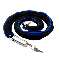 씨엔알비 안심락 열쇠 자전거 자물쇠, 1개, 타이탄블랙 85cm