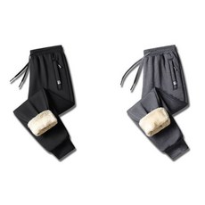 MERAKA남성 양털 방한 바지 겨울 기모 조거팬츠 작업바지1+1