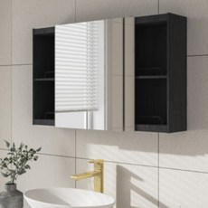 미니 슬라이드 욕실장, 블랙(B)