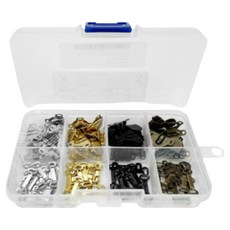 바지 후크 걸고리 48세트 의류용 마이깡 일단깡 의류걸고리 바지 스커트 조임고정부품 (골드 실버 블랙 고동색)