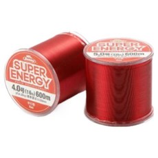 버클리 슈퍼 에너지2 나일론 라인 낚시줄, 레드_600m_2호_8LB, 1개
