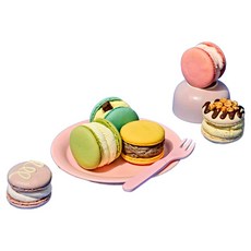 널담 뚱카롱 4.5cm 마카롱 8구 고식이섬유 감동세트, 50g, 8개