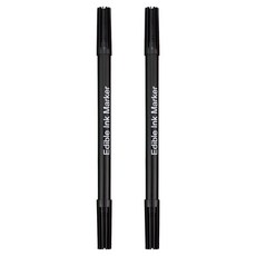 베이크리데코 푸드펜 블랙 식용색소펜, 2개, 8g