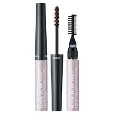 아로아로 뭉침없는 새치커버 마스카라 빗 포함 헤어 틴트 무스 제형 자연스러운 새치붓, 1개, 03.내추럴블랙