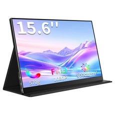 MagicRaven 15.6인치 FHD DEX 휴대용 초슬림 포터블 모니터, 블랙, 39.6cm 블랙, 39.6cm